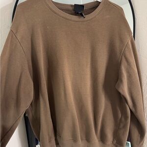 H&M Relaxed Fit Tan Sweatshirt